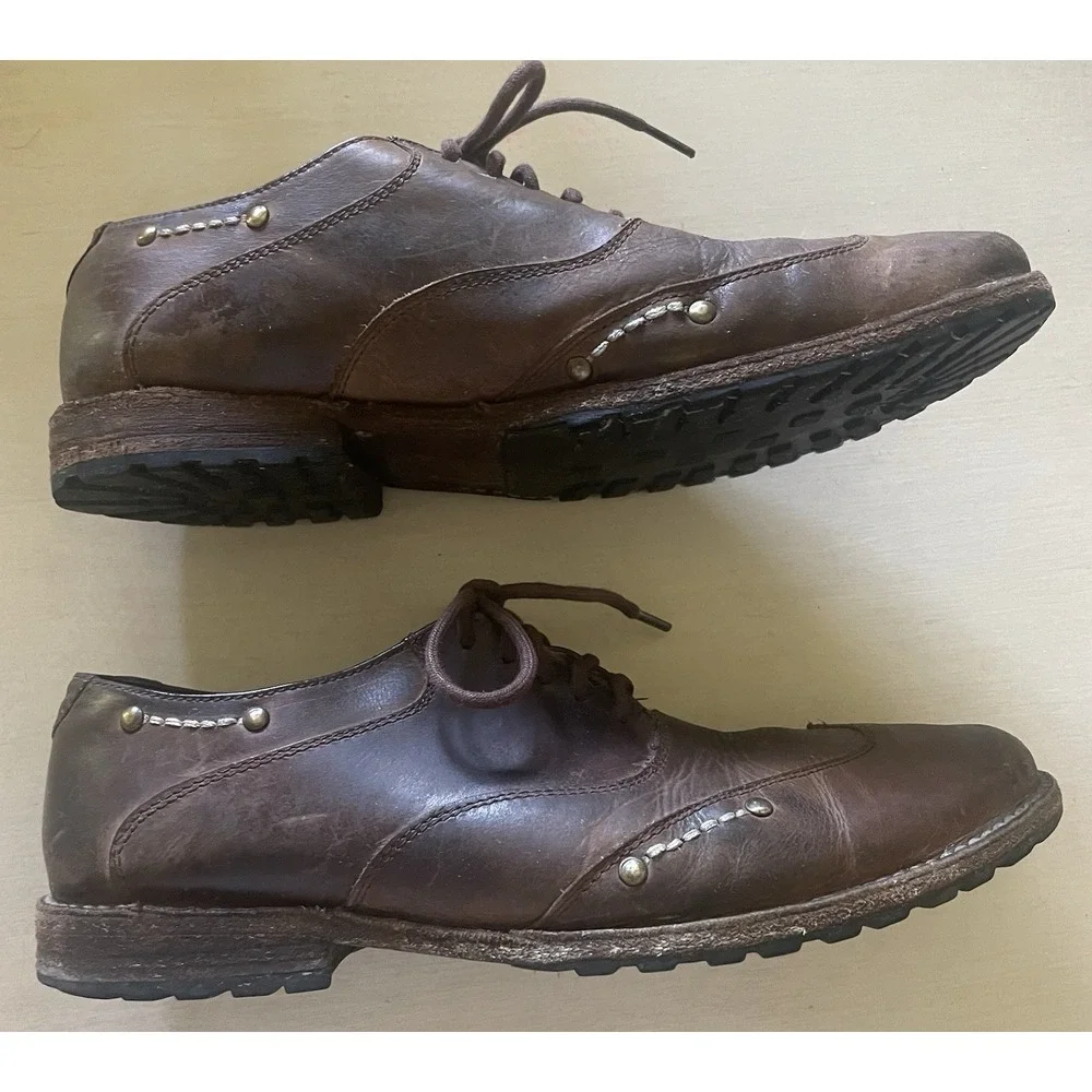 Bed Stu Brown Leather Distressed Shoes Men's‎ Size 8
